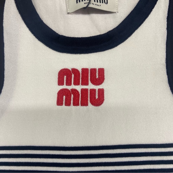 Miu Miu Women's Striped Vest - Picture 4 of 6